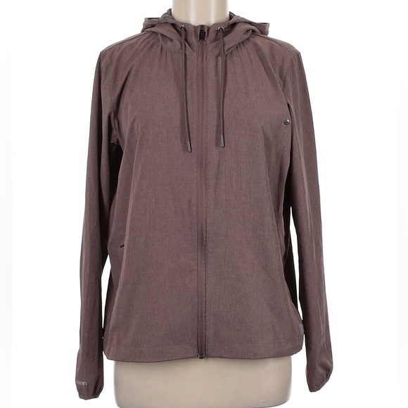 Like NEW Vuori Outdoor Trainer Shell Jacket Hazel Linen Texture Med - Picture 3 of 12